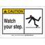 Safety Sign Label,3-1/2 x 5,