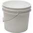 Pail,3.5 Gal.,Metal Handle,