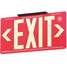 Exit Sign,English,Plastic,