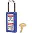 Lockout Padlock,Kd,Blue,1/4 In.