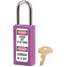 Lockout Padlock,Kd,Purple,1/4