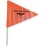 Warning Flag, On Pole  Orange