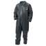 Collared Coverall,Elastic,Gray,