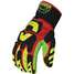 Impact Gloves,Slip On,Corded