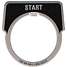 Legend Plate,Start,White/Black