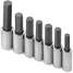 Socket Bit Set,1/2 In. Dr,7