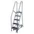 Rolling Ladder,Steel,80In. H.,