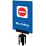 Acrylic Sign,Blue,No Entry