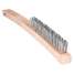 Curved Scrtch Brush,Rows 3 x