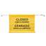 Door Barricade Sign,Black/