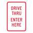 Traffic Sign,18"H,12"W,Aluminum