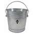 Utility Garbage Pail,Silver,12-