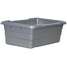 Bin,Gray,8-1/2 In. H,25 In. L,