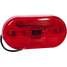 Oval 2 Bulb Clrc/Mkr Lamp-Red