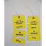 Yellow Paper Tag,6-1/4 In,PK100