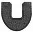 Toilet Floor Mat,1-11/16",