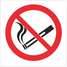 No Smoking Sign,4"W,4"H,0.080"