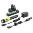 LED Flashlight W/ Charger Lime