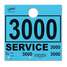 Srvc Hang Tags-Blue 3000-3999