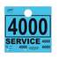 Srvc Hang Tags-Blue 4000-4999