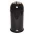 Wastebasket,Round,10 Gal.,Black