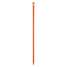 Broom Handle,Plastic,Orange,59"