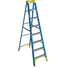 Stepladder,Fiberglass,8 Ft. H,