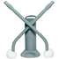 Toilet Bowl Mop Kit,Polyester,