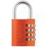 Combination Padlock,Side,Black/