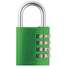 Combination Padlock,Side,Black/