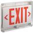 Exit Sign,2W,LED,Universal