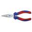 Needle Nose Plier,6" L,Serrated