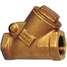 Swing Y Check Valve,Bronze,1