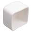 Channel Safety End Cap,White,