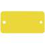 Blank Tag,Rectangle,Yellow,PK5