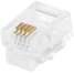 Plug,Modular,RJ11,6P4C,Solid,