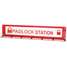 Padlock Station,Unfilled,3 In H