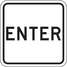 Enter Sign For Parking Lots,