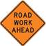 Road Work Ahead Traffic Sign,