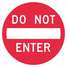 Do Not Enter Traffic Sign,12"