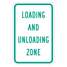 Loading &amp; Unloading Zone Sign,