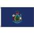 Maine Flag,5x8 Ft,Nylon