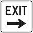 Exit Sign For Parking Lots,18"