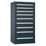 Mod Drawer Cab,59" H,9 Drawer,