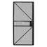 Wire Mchn Grd Door,84 inx48 In,