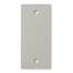 Blank Faceplate,White,Pvc,