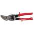 Offset Snip,9 3/4 In,Left,Red