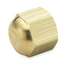 Cap,Brass,Tube,3/8 In.,5/8-18,