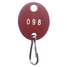 Key Tag Numbered 1 To 40,Red,