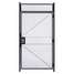 Hinged Gate,3 Ft x 7 Ft 3-1/4